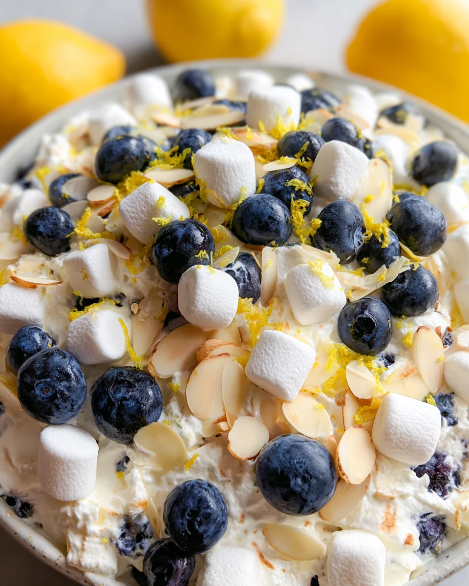 Lemon Blueberry Fluff 18 Lemon