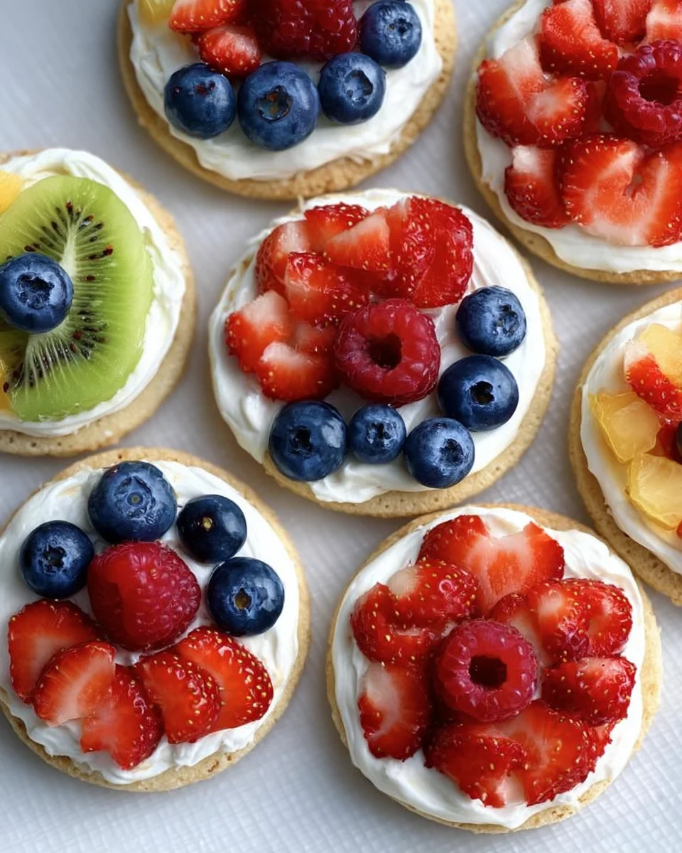 Mini Fruit Pizzas