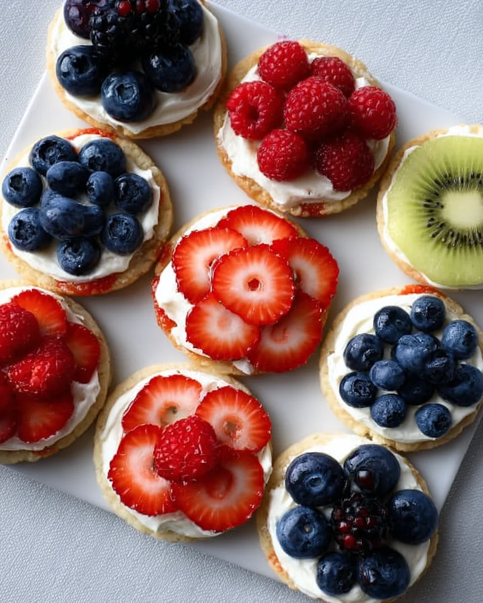 Mini Fruit Pizzas Mini