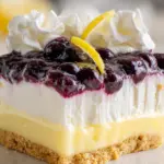 No Bake Lemon Blueberry Dessert