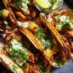 One Pan Chicken & Pineapple Tacos