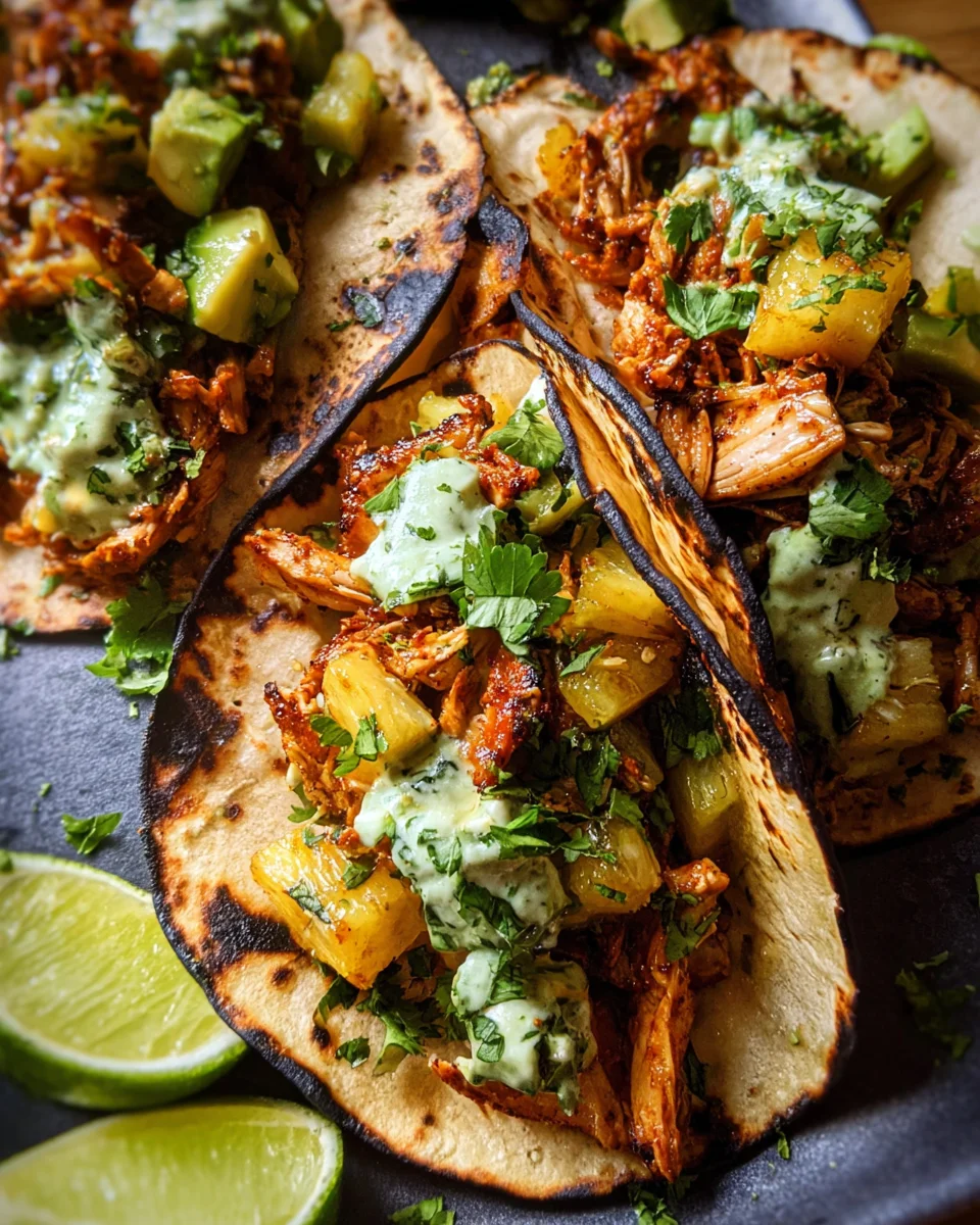 One Pan Chicken & Pineapple Tacos 22 One