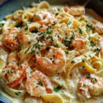 One Pot Shrimp and Crab Alfredo