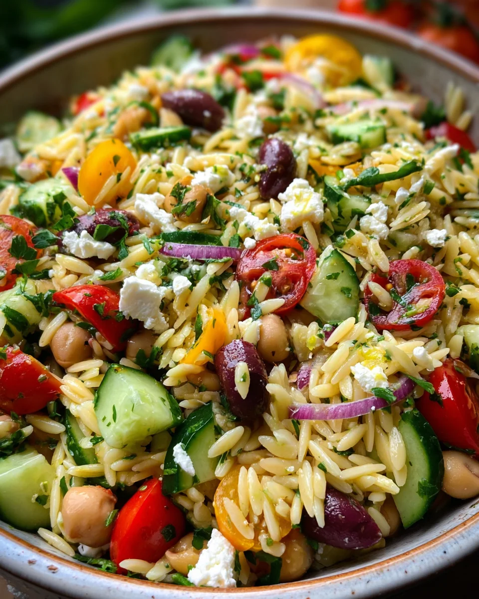 Orzo Pasta Salad 25 Orzo