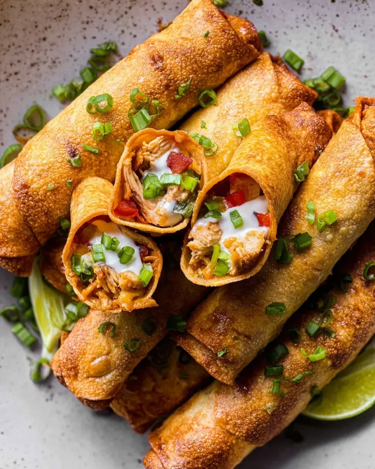 Oven Baked Chicken Taquitos Recipe