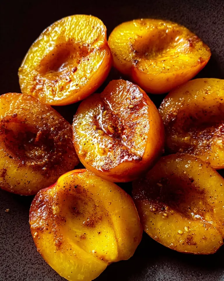 Pan Fried Peaches