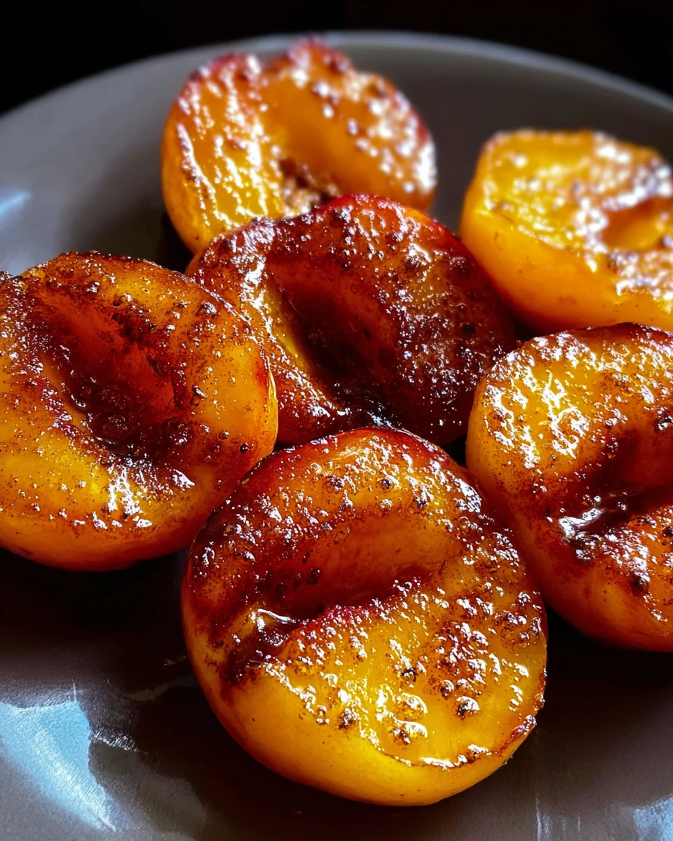 Pan Fried Peaches 18 Pan