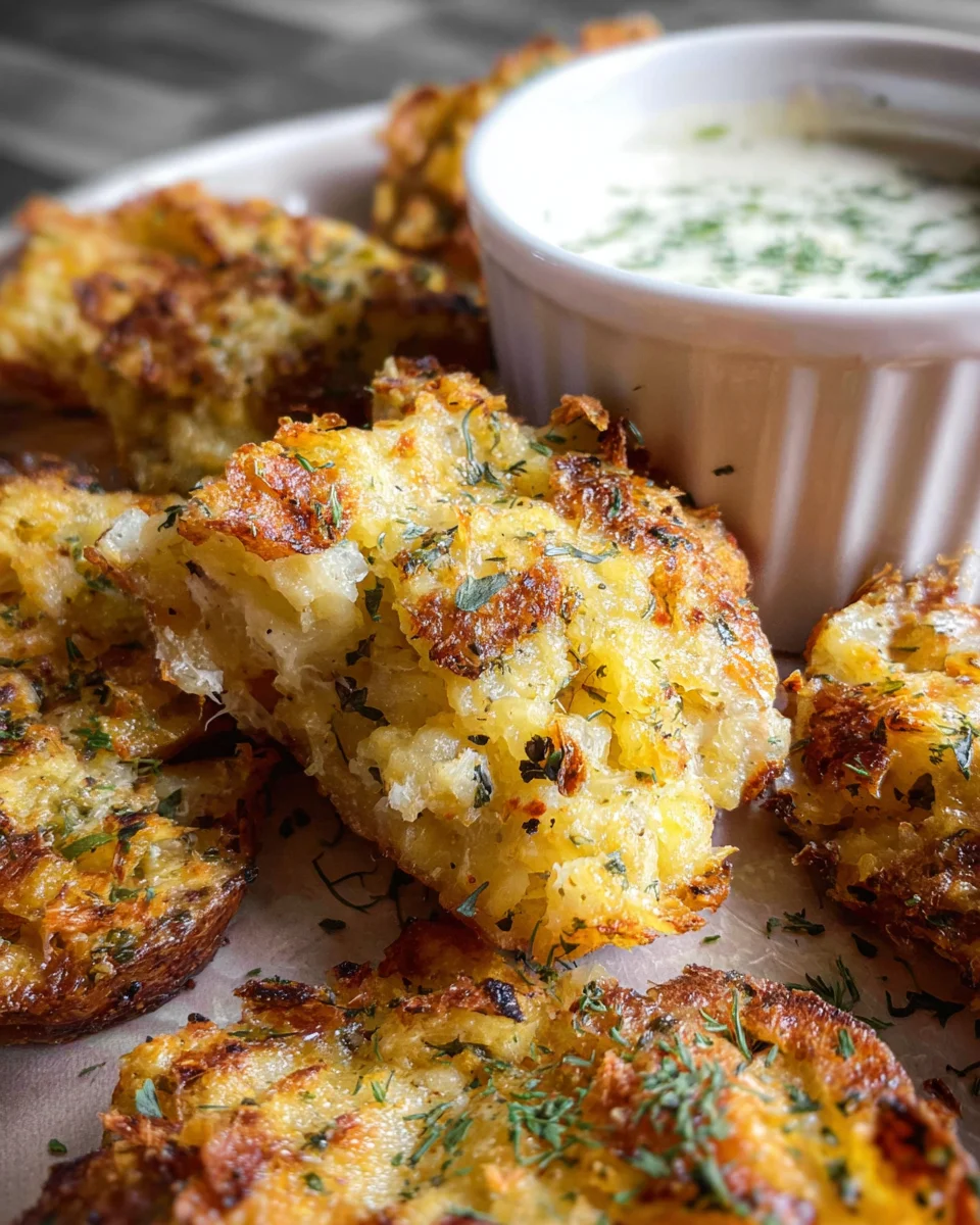 Parmesan Smashed Potatoes 22 Parmesan