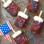 Patriotic Mini Ice Cream Sandwiches