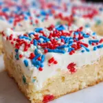 Patriotic Sugar Cookie Bars Patriotic Sugar Cookie Bars