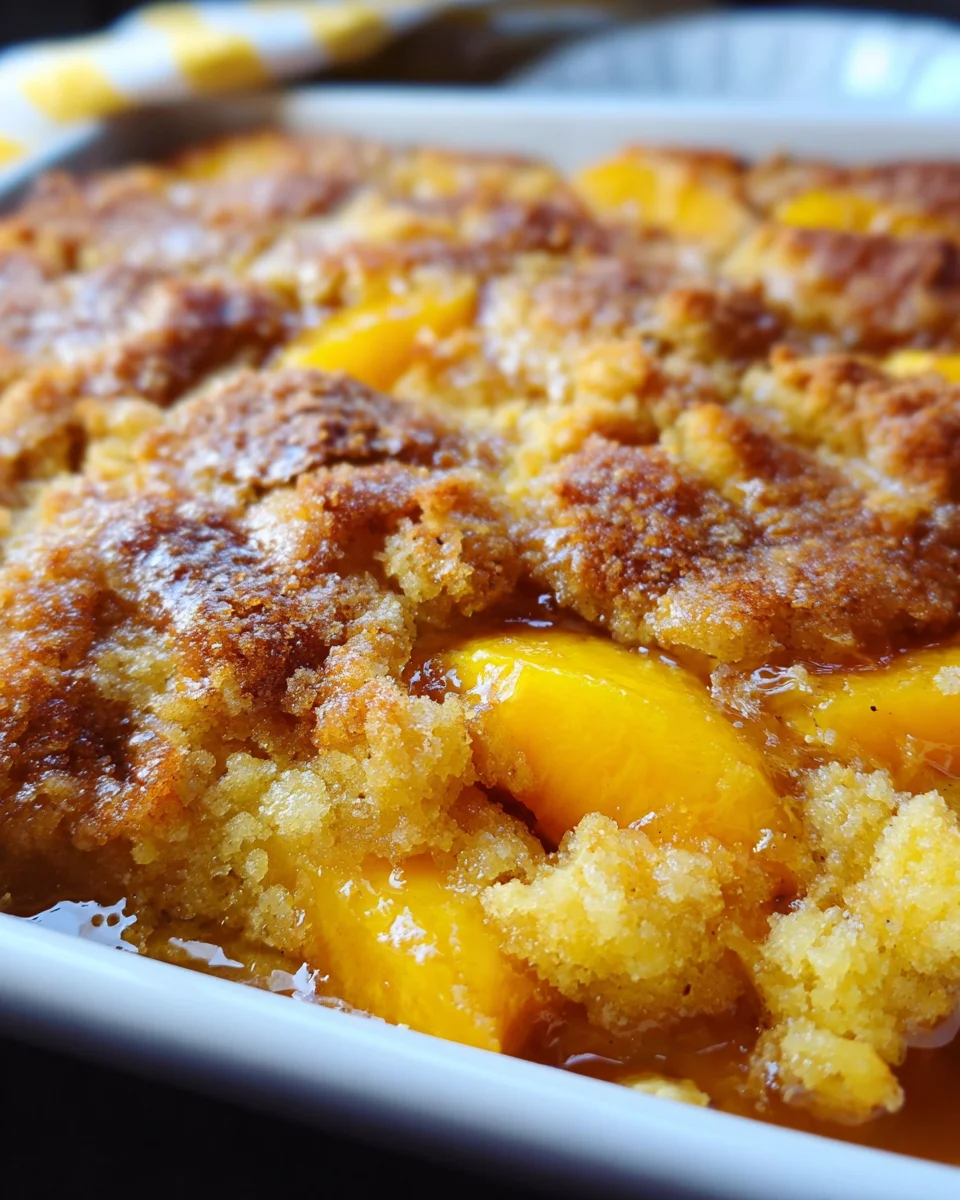 Peach Cobbler with Cake Mix 17 Peach