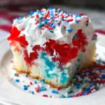Red, White, & Blue Poke Cake