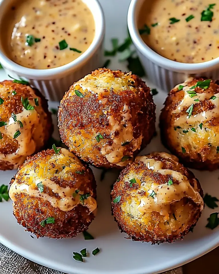 Reuben Balls with Spicy Thousand Island Dipping Sauce