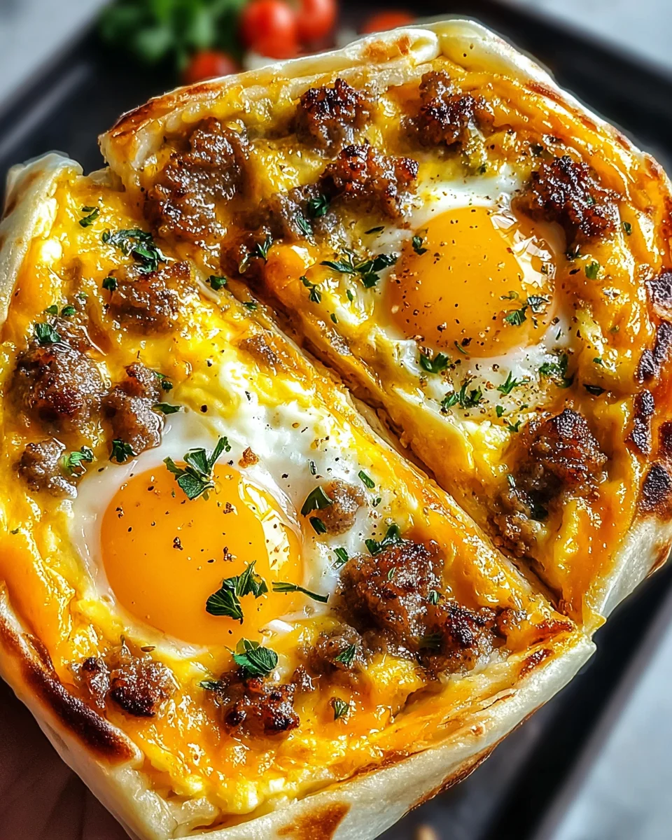 Sausage Egg and Cheese Breakfast Roll-Ups