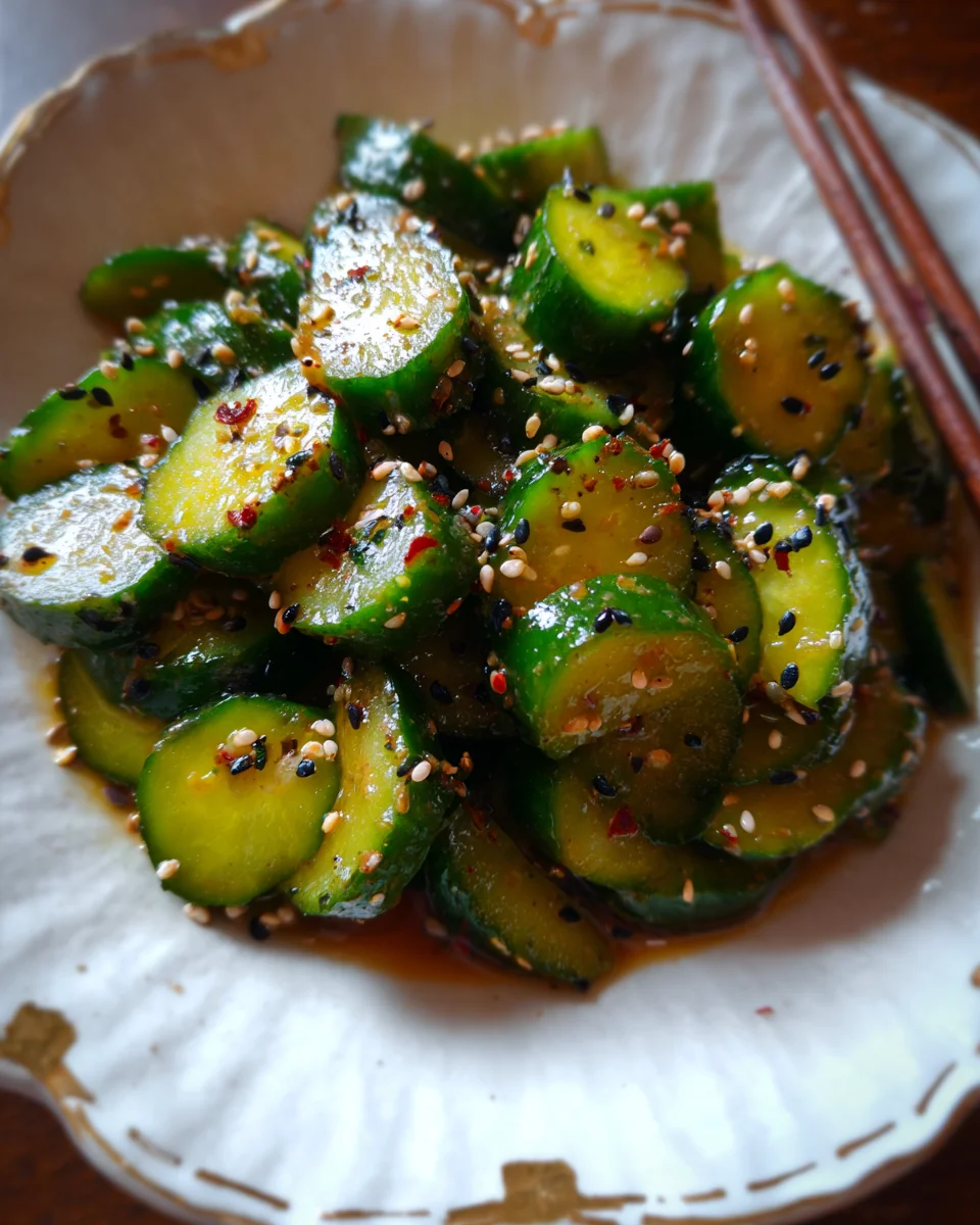 Sesame Cucumber Salad Sesame