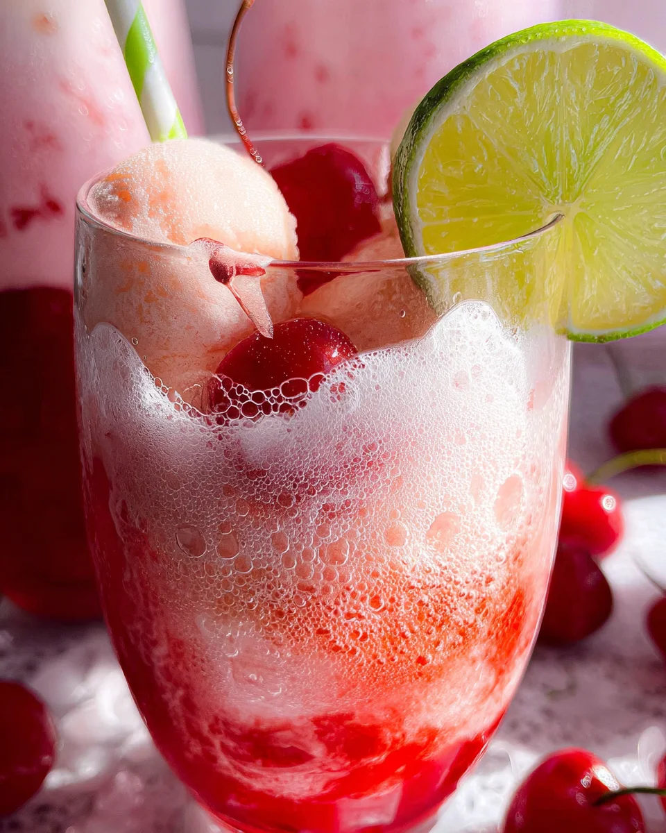 Shirley Temple Ice Cream Float Shirley