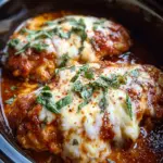 Slow Cooker Cheesy Mozzarella Chicken