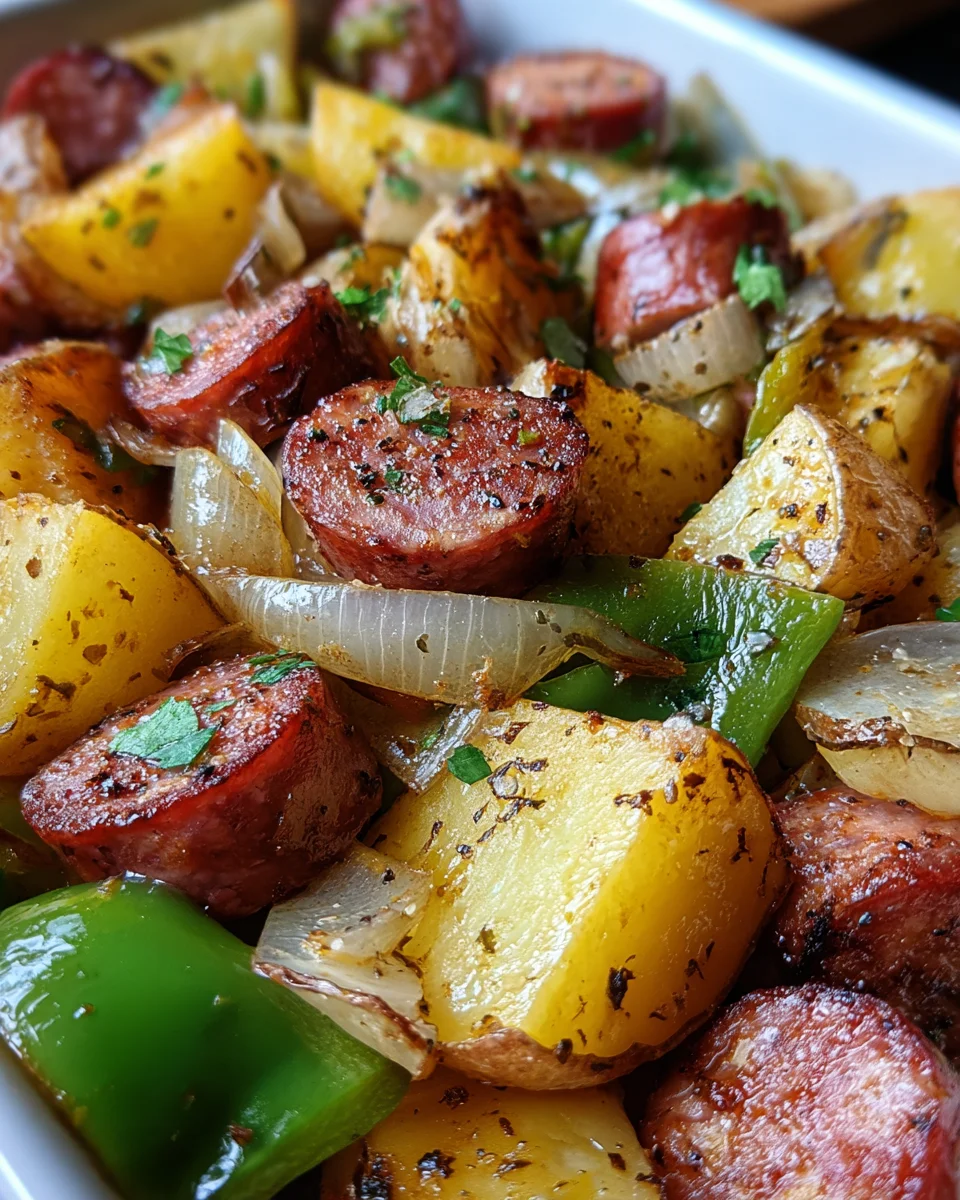Smoked Sausage and Potato Bake