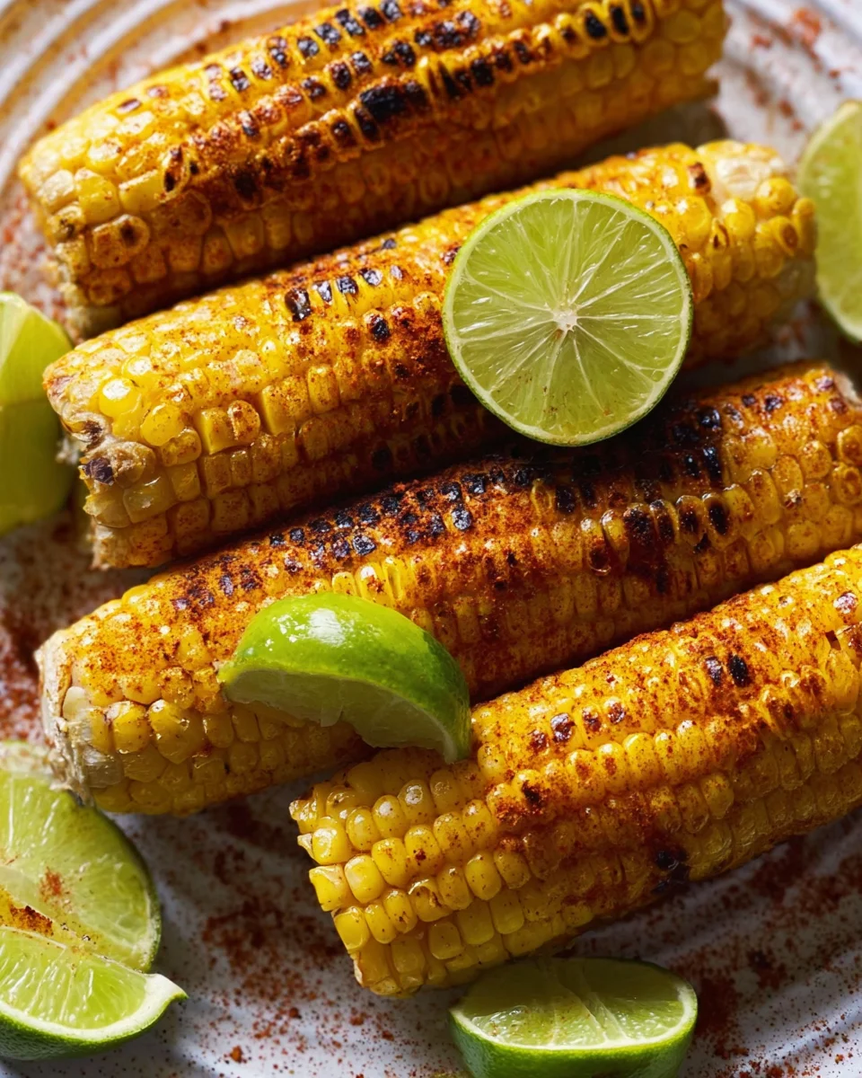 Smoky Barbecued Corn Smoky Barbecued Corn