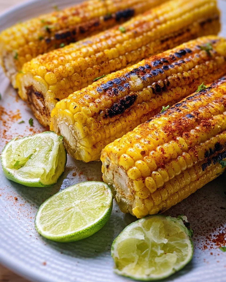 Smoky Barbecued Corn Smoky