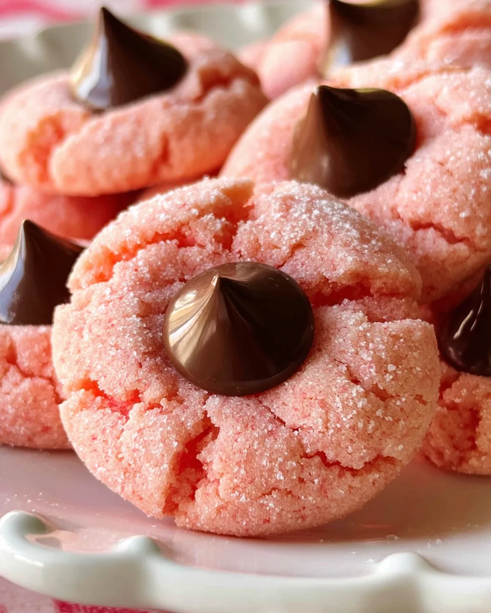 Strawberry Kiss Cookies Recipe