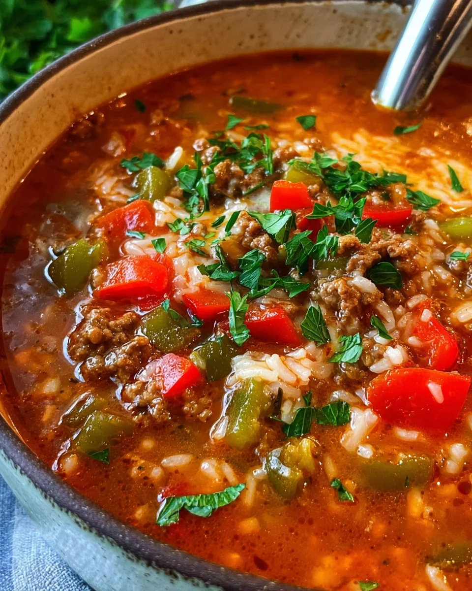 Stuffed Pepper Soup 26 Stuffed Pepper Soup