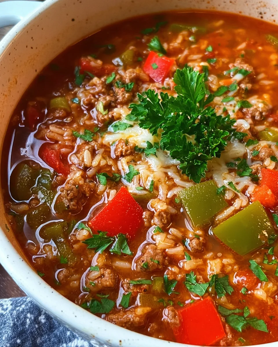 Stuffed Pepper Soup 27 Stuffed