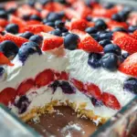 Summer Berry Jello Lasagna