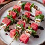 Watermelon-Feta Skewers