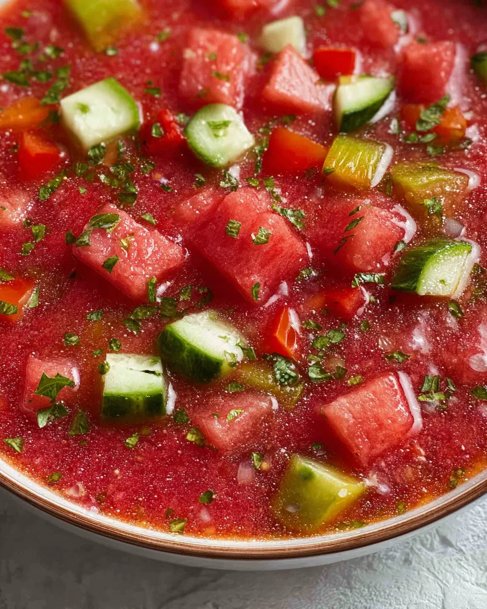 Watermelon Gazpacho Watermelon
